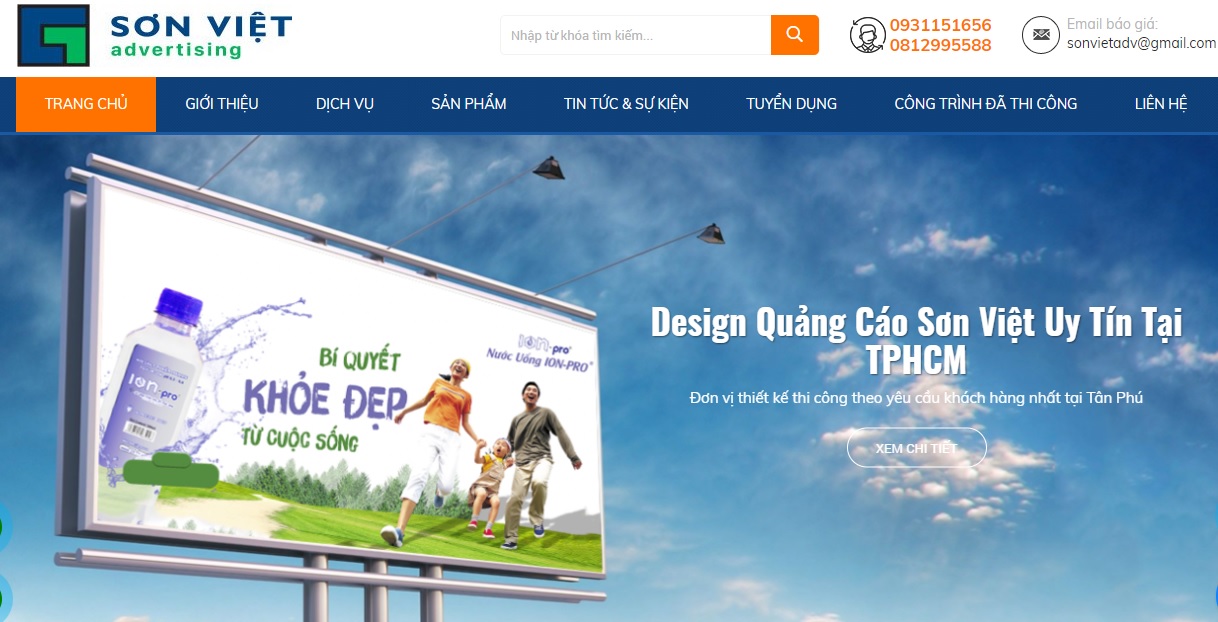 Công ty thi công bảng hiệu quảng cáo Sơn Việt