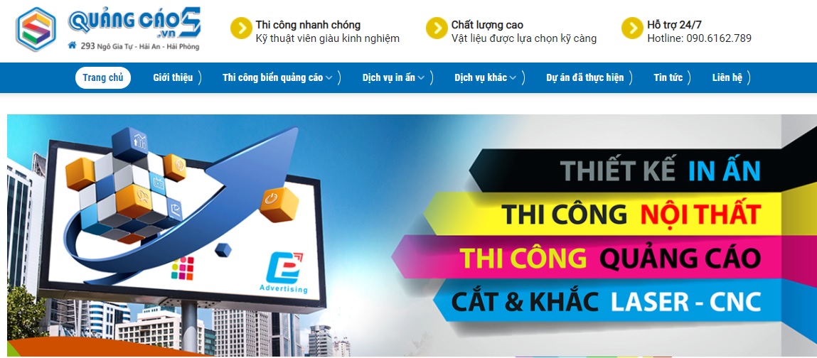 Công ty thi công bảng hiệu quảng cáo & Thương mại S Việt Nam