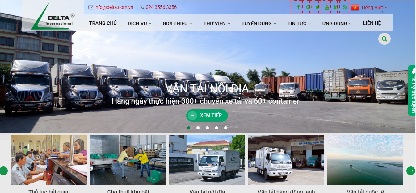 Công ty vận tải và Logistics - Delta