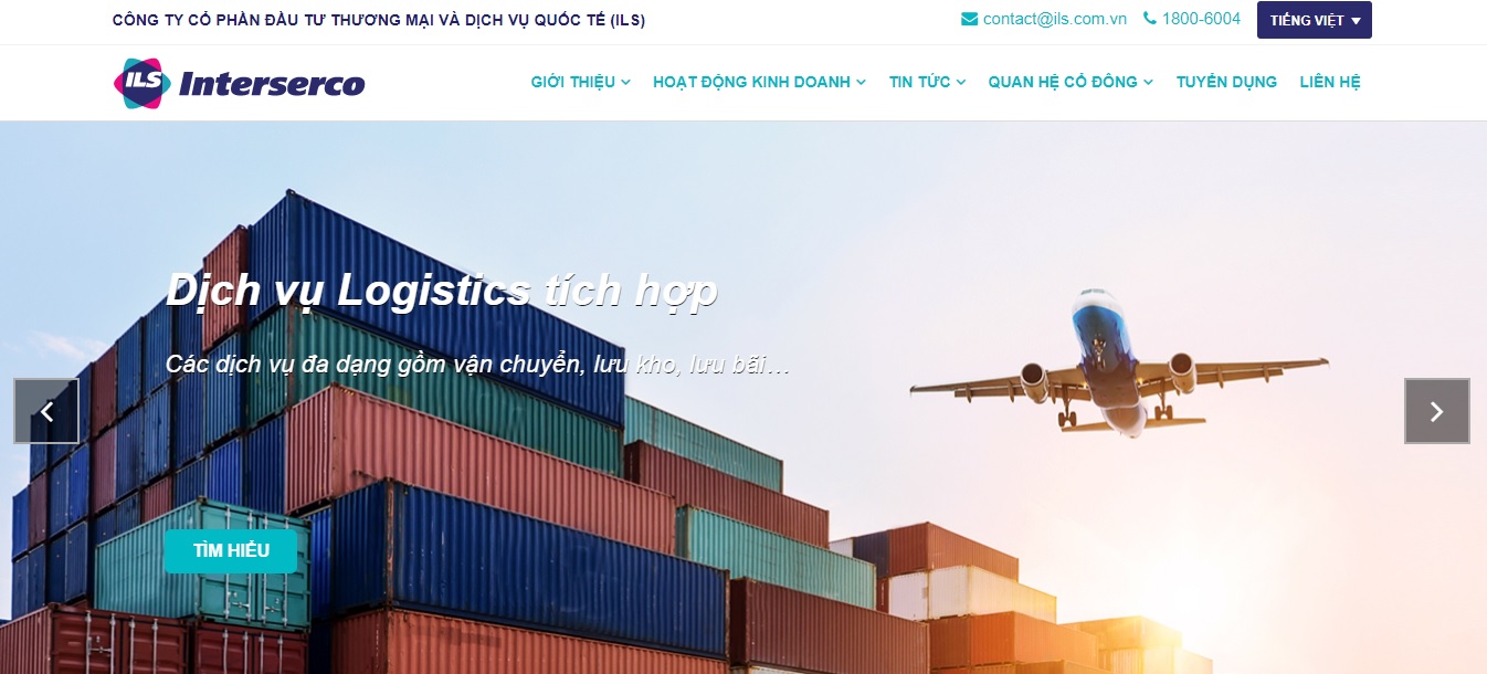 Công ty vận tải và Logistics - Interserco Hải Phòng