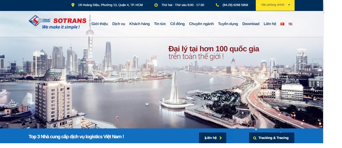 Công ty vận tải và Logistics - SOTRANS