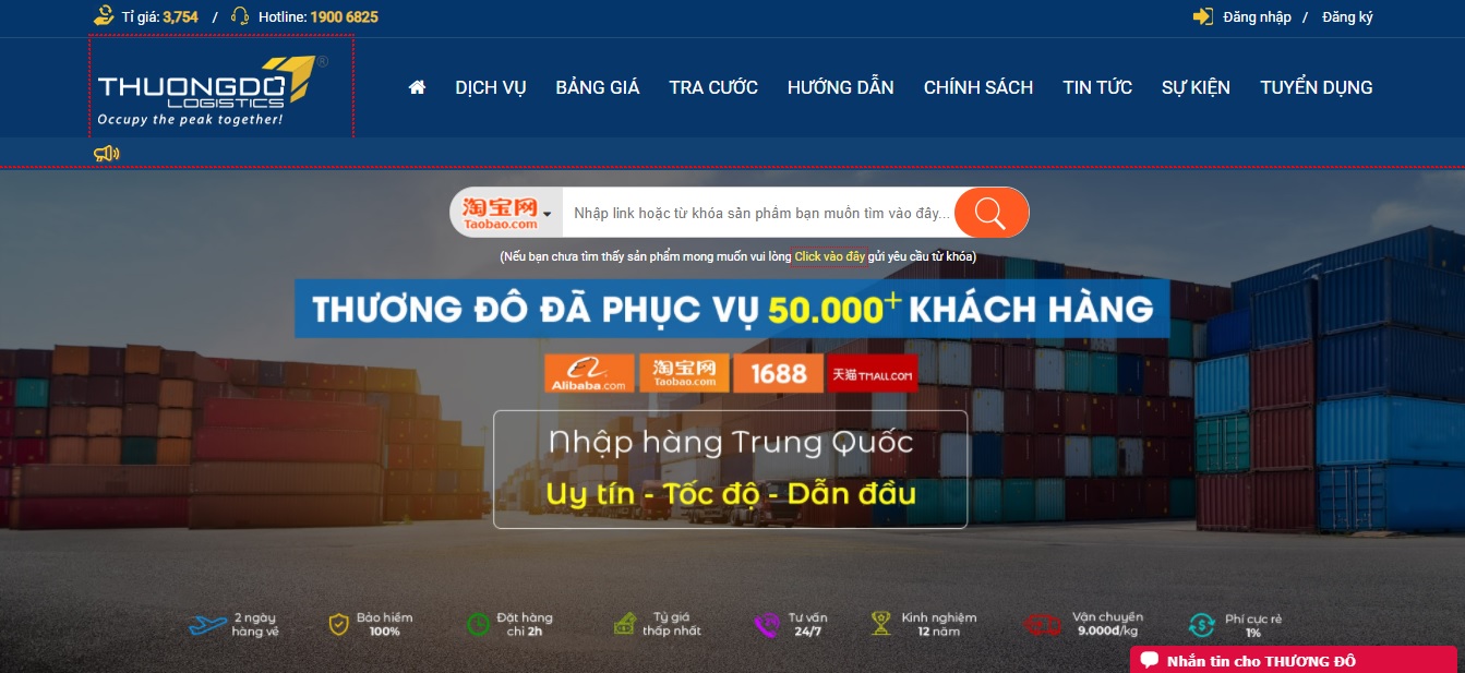 Công ty vận tải và Logistics - Thương Đô