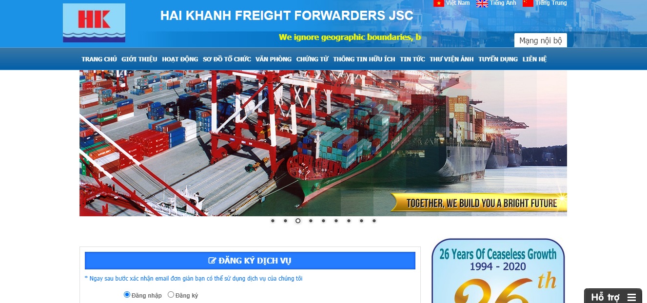 Công ty vận tải và logistic - Hải Khánh