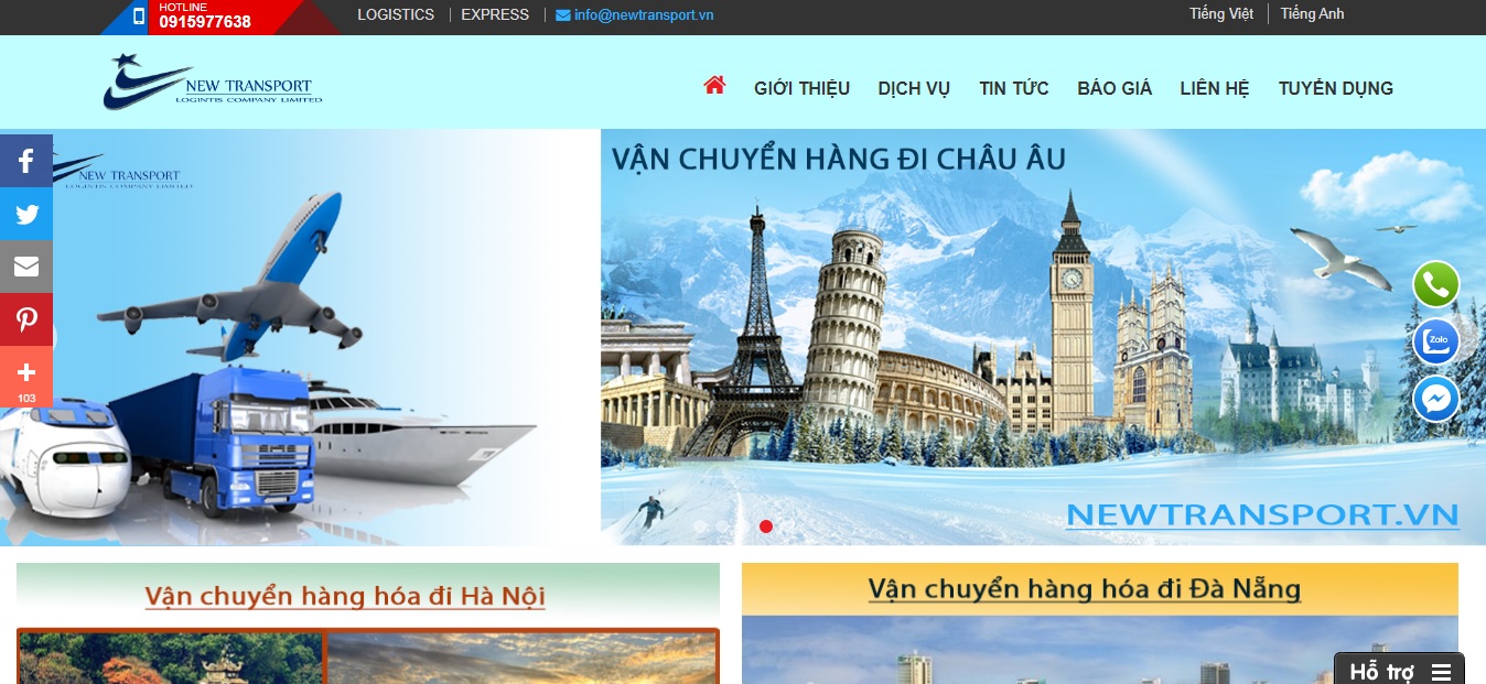 Công ty vận tải và tiếp vận NEWTRANSPORT