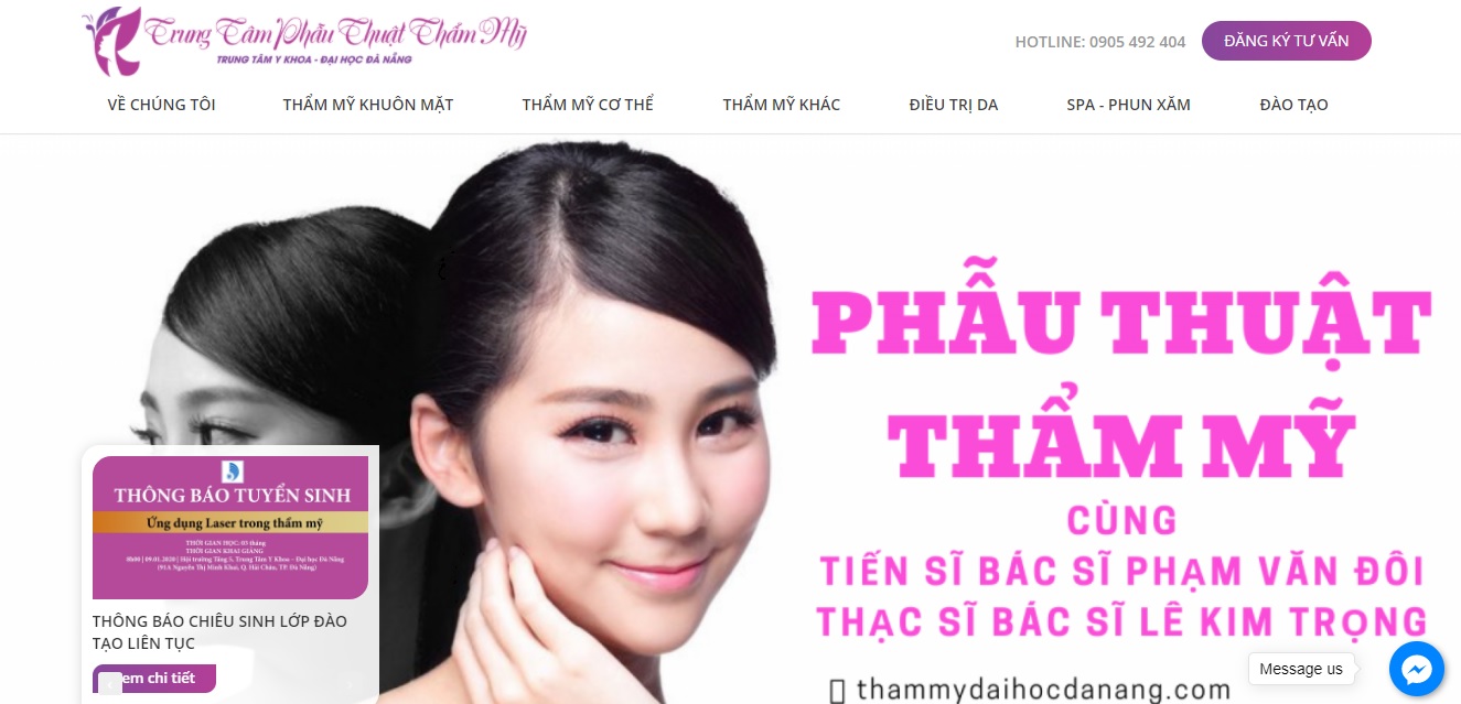 Thẩm mỹ viện Đại học Đà Nẵng