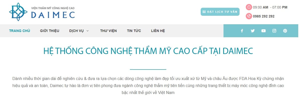 Thẩm mỹ viện Daimec