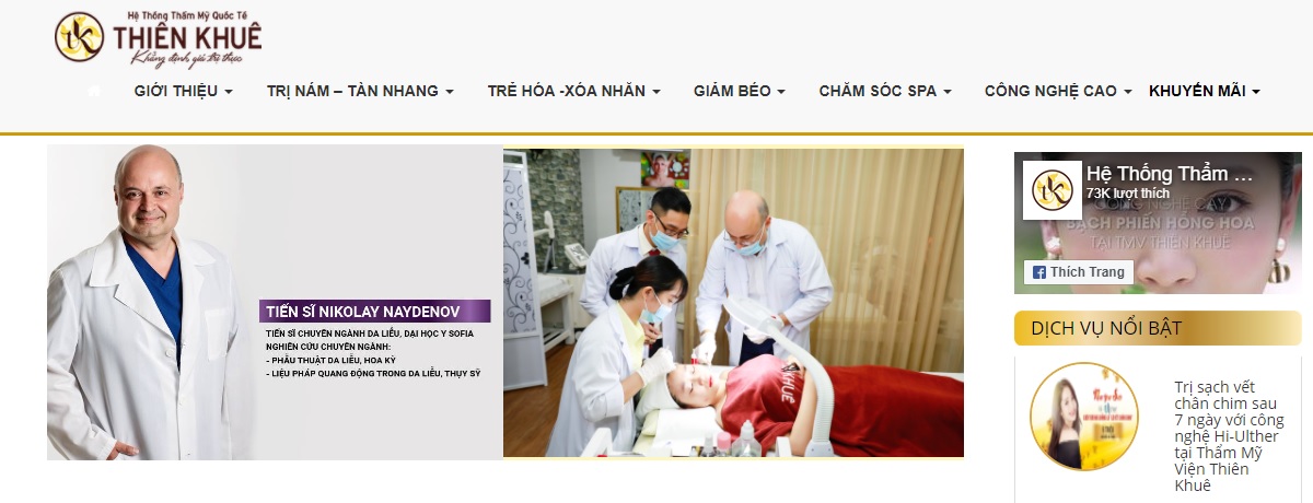 Thẩm mỹ viện Thiên Khuê