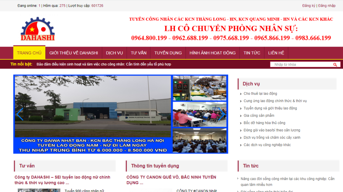 Công ty cung cấp nguồn lực nhân sự Dahashi