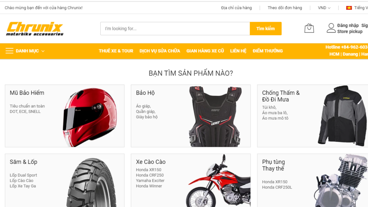 Công ty đồ chơi mô tô xe máy Chrunix