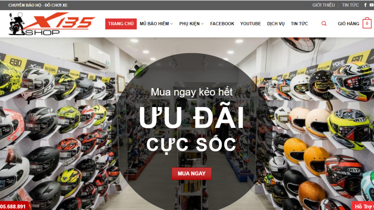 Cửa hàng phù tùng đồ chơi mô tô X135SHOP