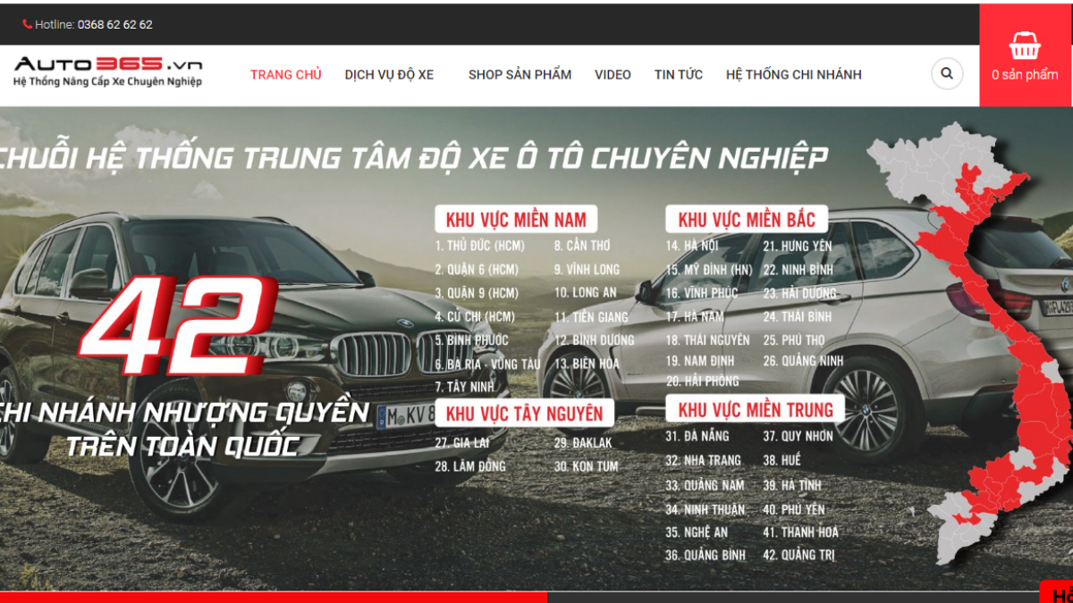 Công ty phụ kiện đồ chơi ô tô Auto365 Quảng Ninh