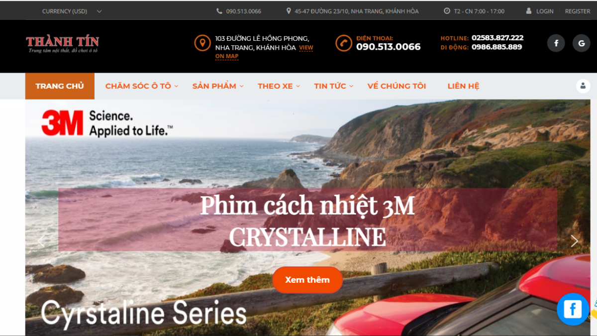 Công ty phụ kiện ô tô Thành Tín