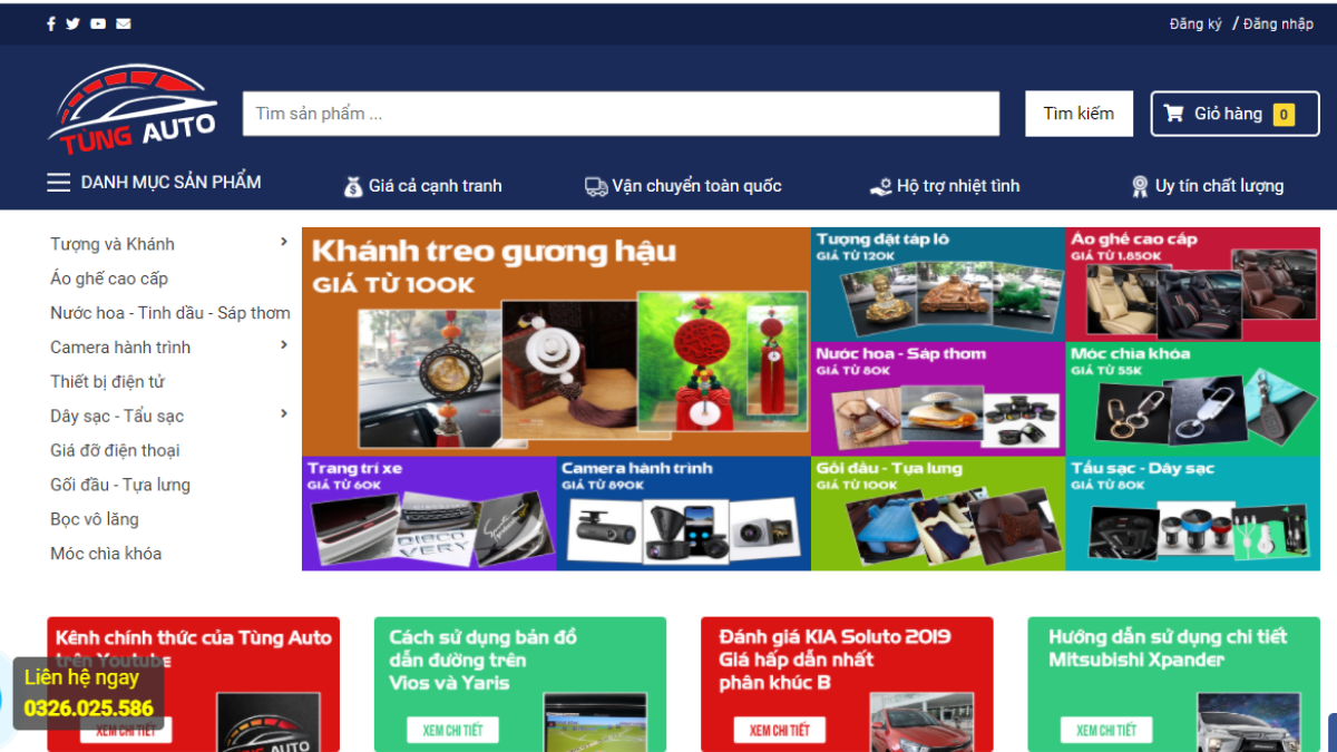 Công ty phụ kiện ô tô Tùng Auto