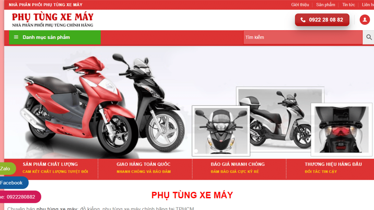 Công ty phụ tùng xe máy PHUTUNGXEMAY.VN