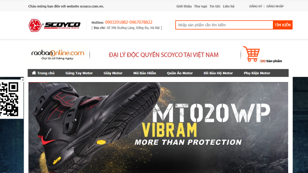 Công ty phụ kiện mô tô Scoyco Việt Nam