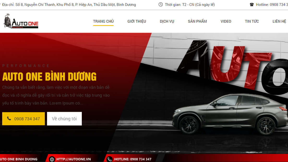 Công ty phụ tùng đồ chơi ô tô Auto One Bình Dương