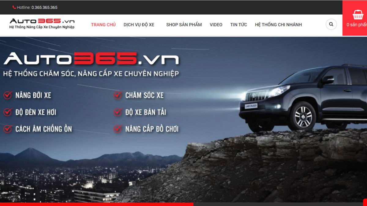 Công ty phụ tùng đồ chơi ô tô Auto365 Hải Phòng
