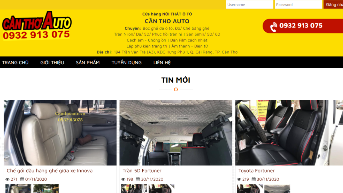 Công ty phụ tùng đồ chơi ô tô Cần Thơ Auto