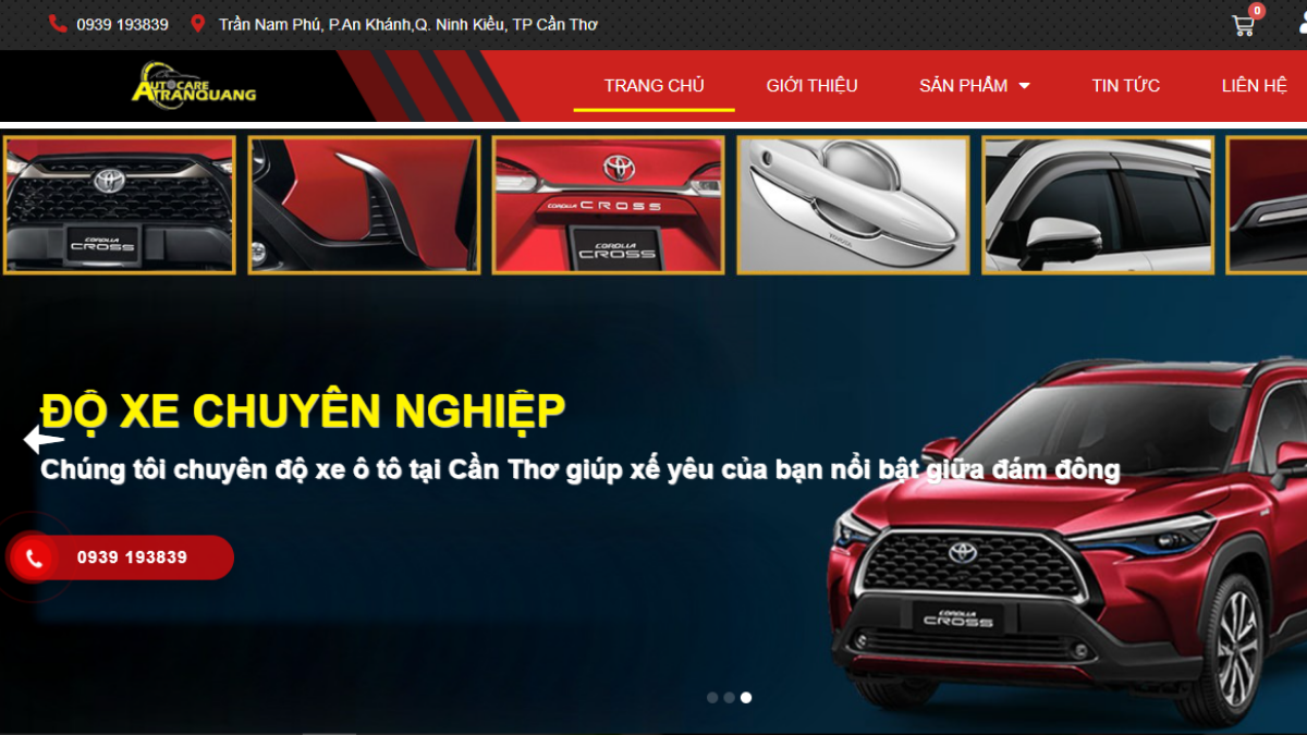 Công ty phụ tùng đồ chơi ô tô Trần Quang