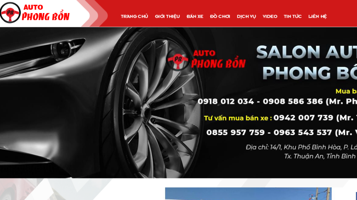 Công ty phụ tùng phụ kiện xe hơi Auto Phong Bổn