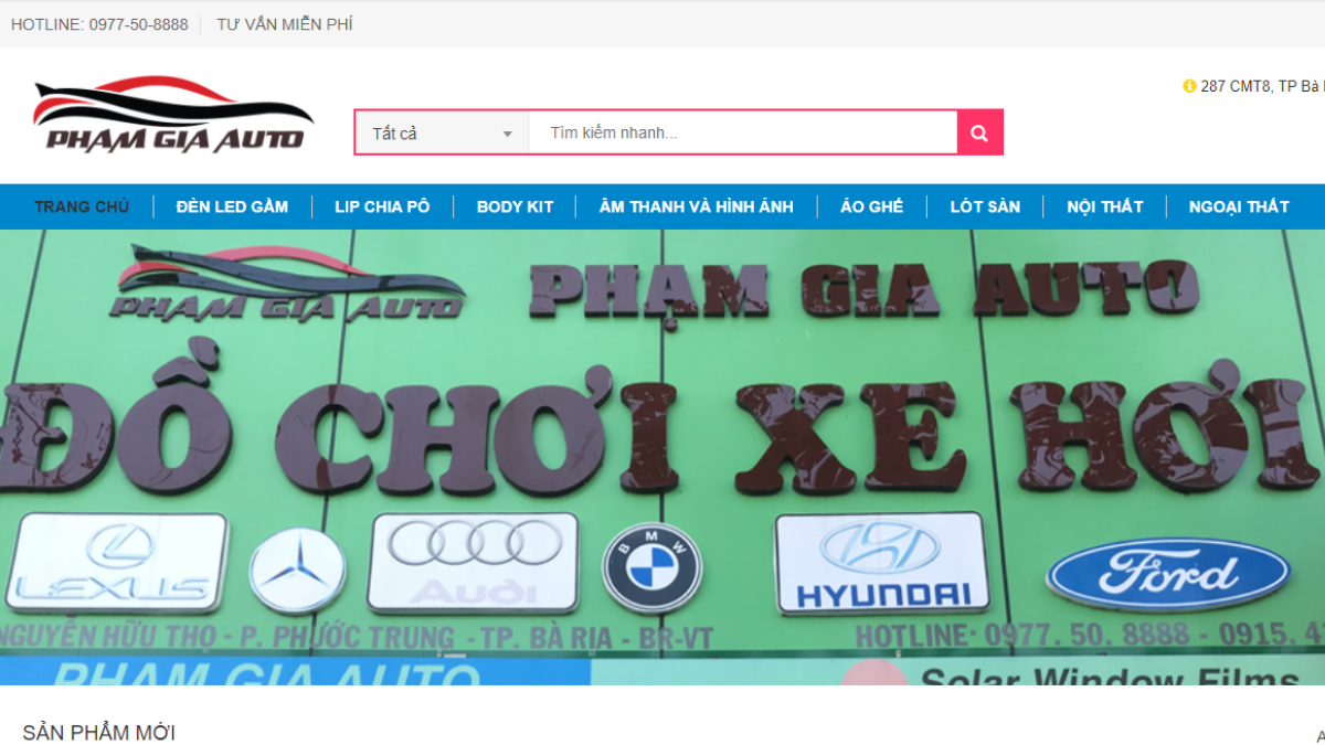 Công ty phụ tùng phụ kiện xe hơi Phạm Gia Auto