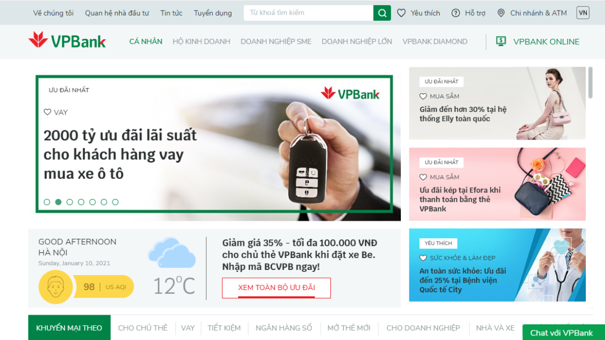 Ngân hàng Việt Nam Thịnh vượng VPBank