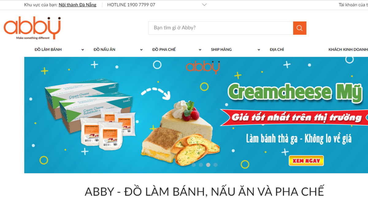 Nhà cung cấp nguyên liệu làm bánh Abby Đà Nẵng