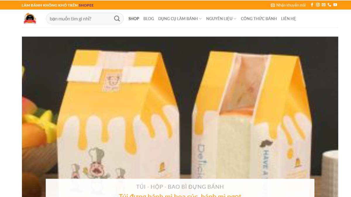 Shop bán nguyên liệu làm bánh - Làm Bánh Không Khó (LBKK)