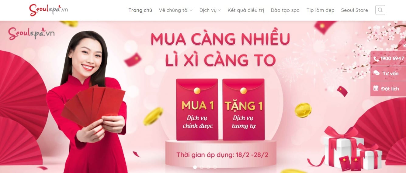 Thẩm mỹ viện Seoul Spa