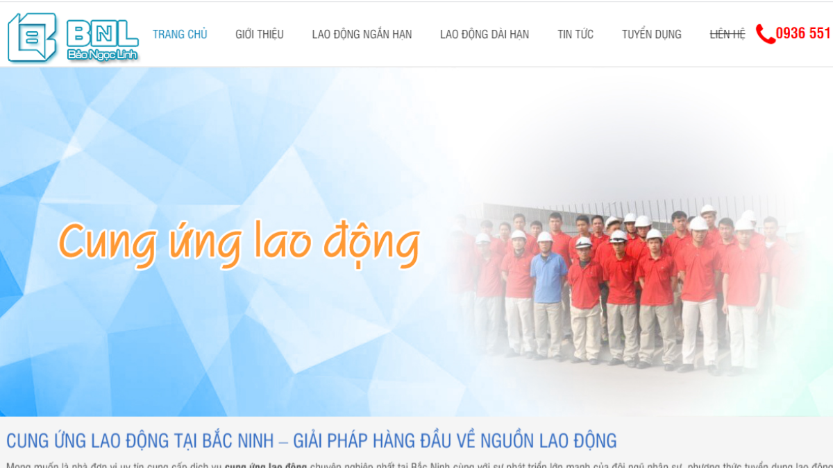 Công ty cung cấp lao động Bảo Ngọc Linh
