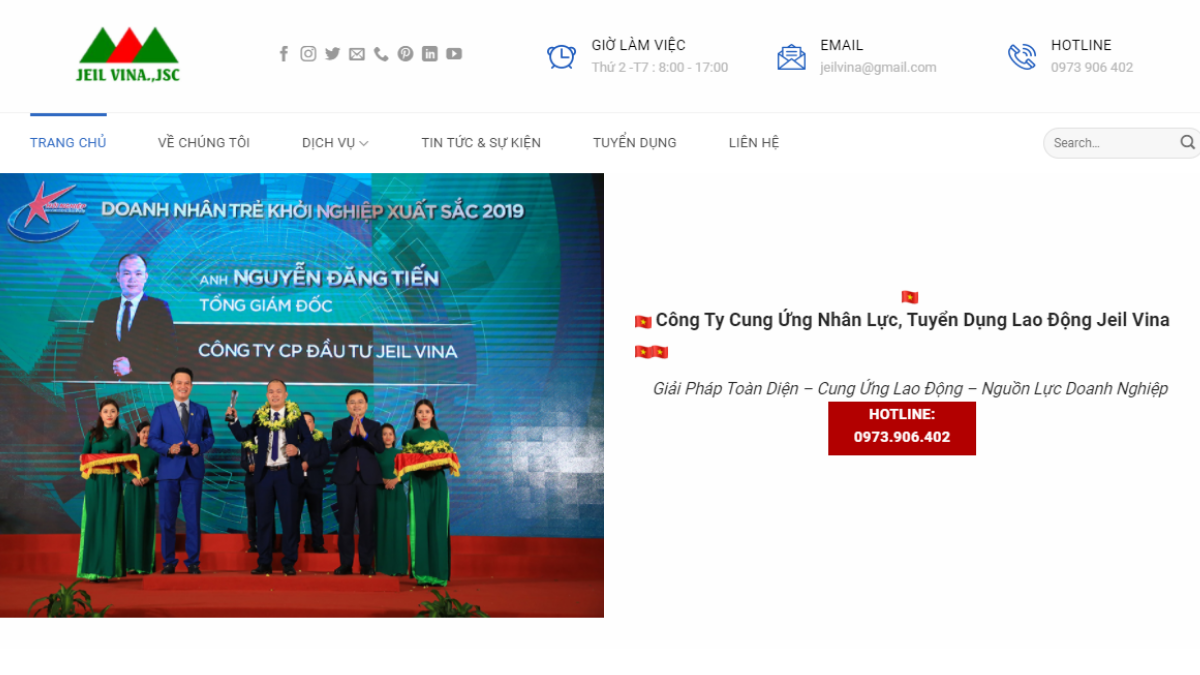 Công ty cung cấp lao động Jeil Vina