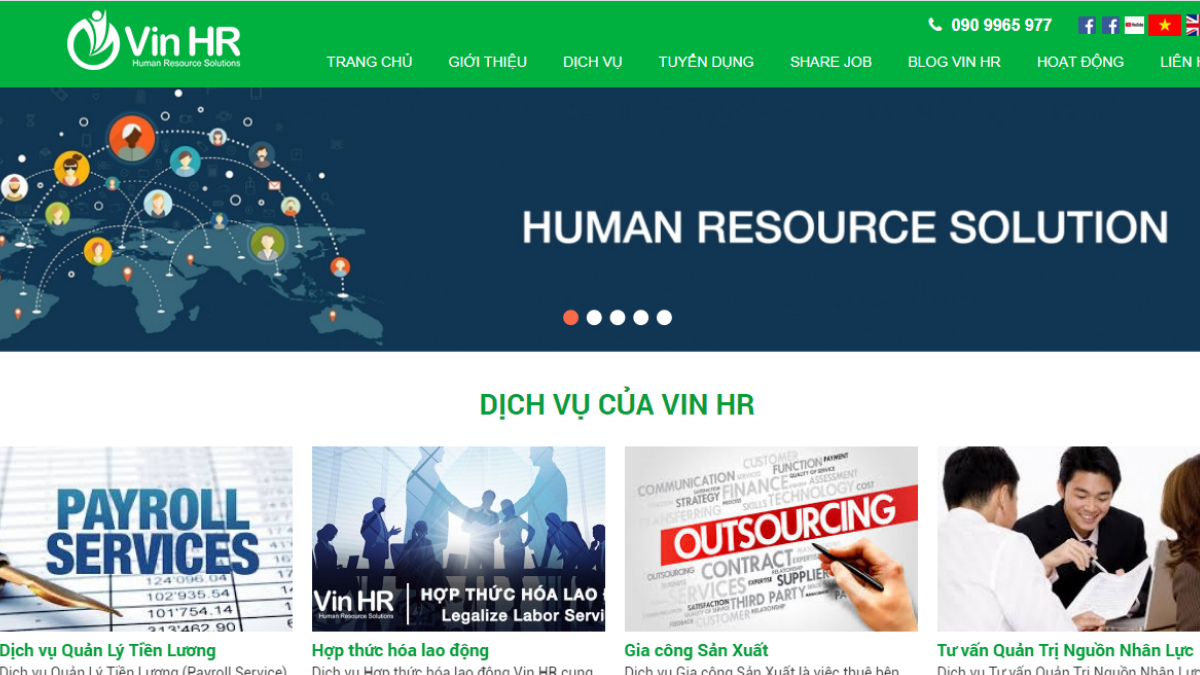 Công ty cung cấp lao động Vin HR
