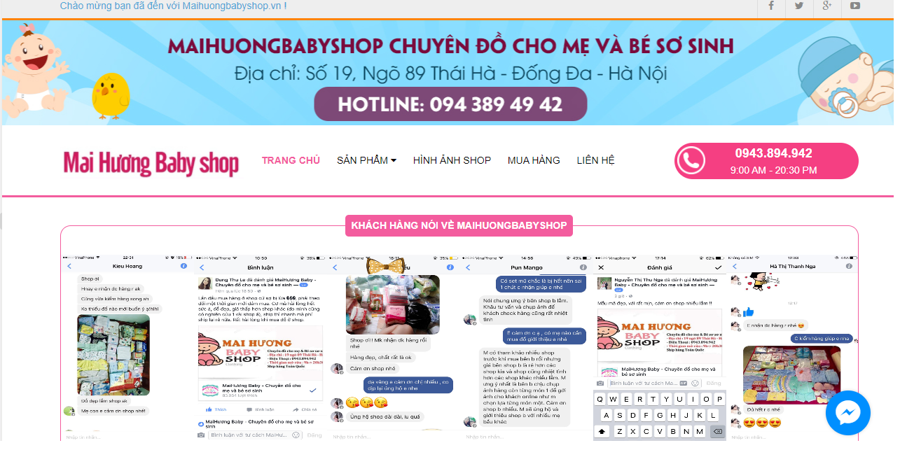 Cửa hàng Mai Hương baby