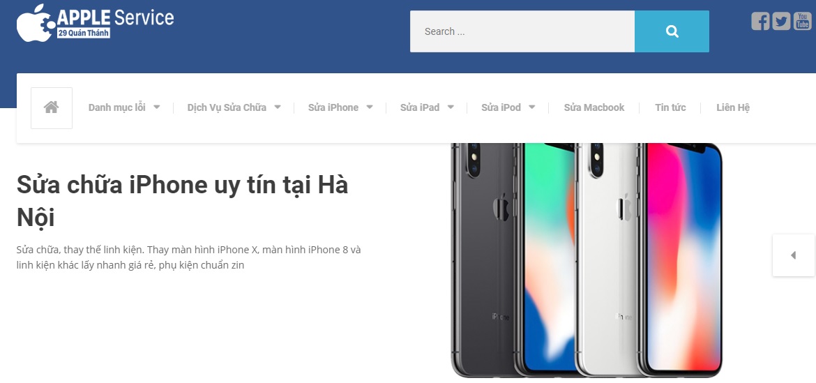 Apple Service - địa chỉ sửa điện thoại uy tín tại Hà Nội