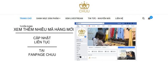 Shop quần áo nữ Chuu
