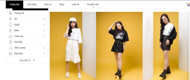 Shop quần áo nữ Salavi