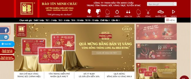 Cửa hàng Bảo Tín Minh Châu