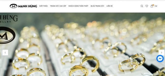 Cửa hàng bán trang sức phong thủy Mạnh Hùng