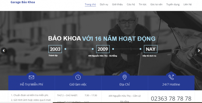 Gara sửa chữa ô tô Bảo Khoa