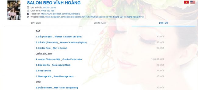 Hair Salon Beo Vĩnh Hoàng