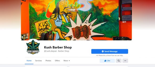 Tiệm cắt tóc nam đẹp tại Hà Nội Kush Barber Shop