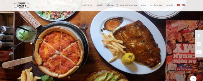 Thương hiệu bánh pizza ngon Cowboy Jack's
