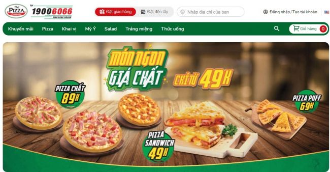 Thương hiệu bánh pizza ngon The Pizza Company