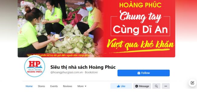 Nhà sách Hoàng Phúc Bình Dương
