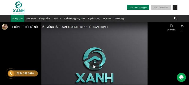 công ty thiết kế nội thất uy tín tại Vũng Tàu Xanh Furniture